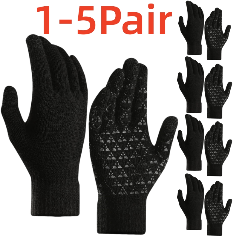 1-5Pairs Winter Outdoor Sports - Magic Touch Glove avaliação e preço