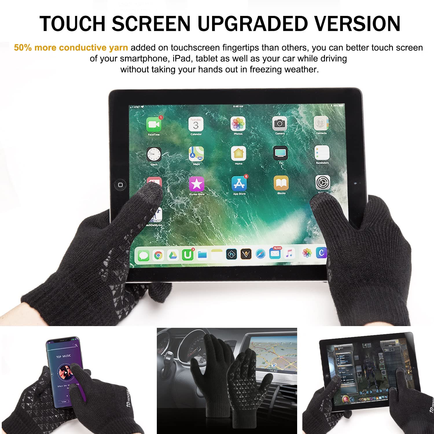 1-5Pairs Winter Outdoor Sports - Magic Touch Glove avaliação e preço