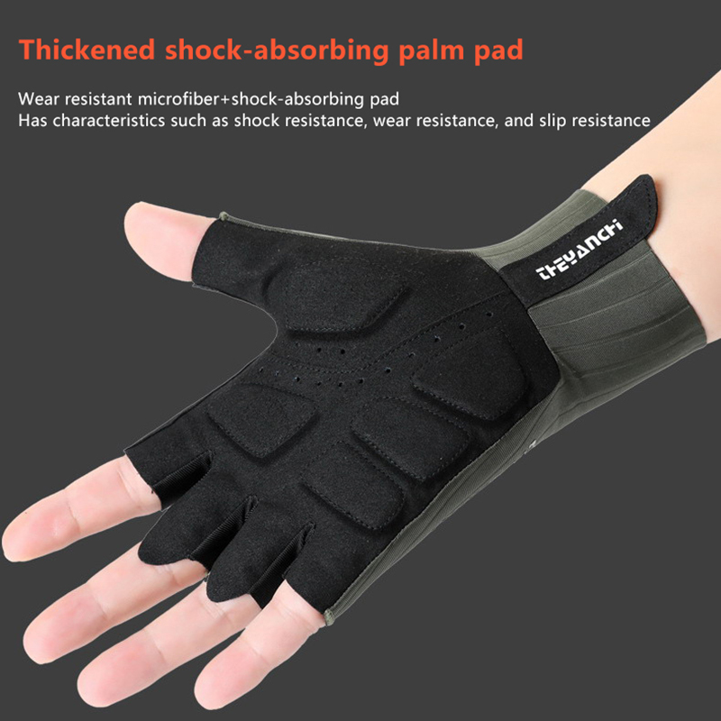 Summer Breathable Half Finger  - Cycling Glove Padded avaliação e preço
