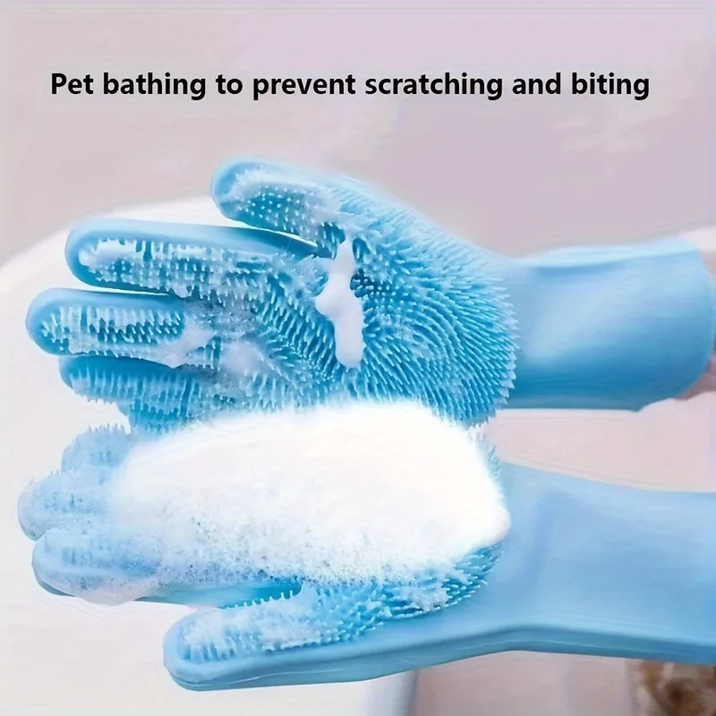 Pet Grooming Cleaning Gloves D - Rubber Glove Cleaning avaliação e preço