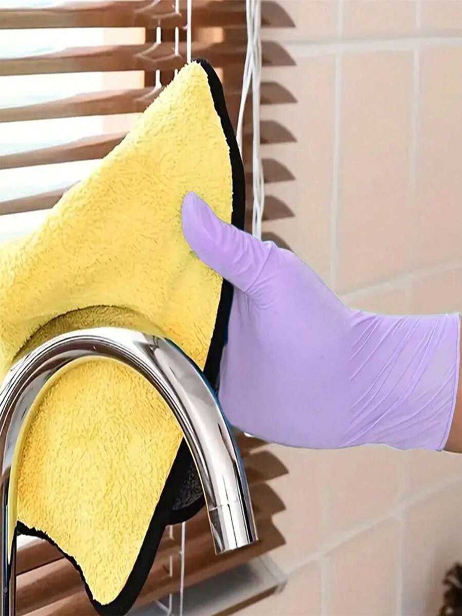 100/50/4pcs Disposable Purple  - Latex Disposable Glove avaliação e preço