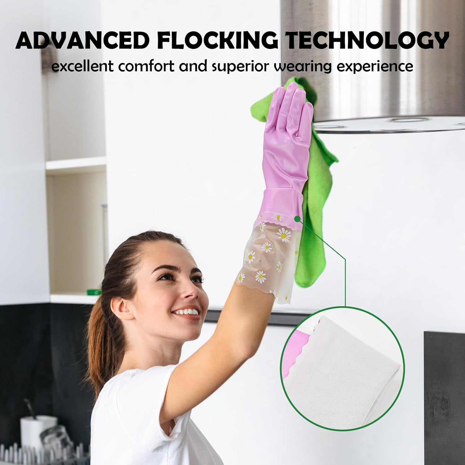 Reusable Rubber Cleaning Glove - Rubber Glove Cleaning avaliação e preço