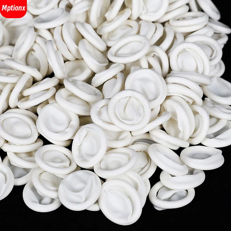 100PCS Disposable Finger Cover - Latex Disposable Glove avaliação e preço