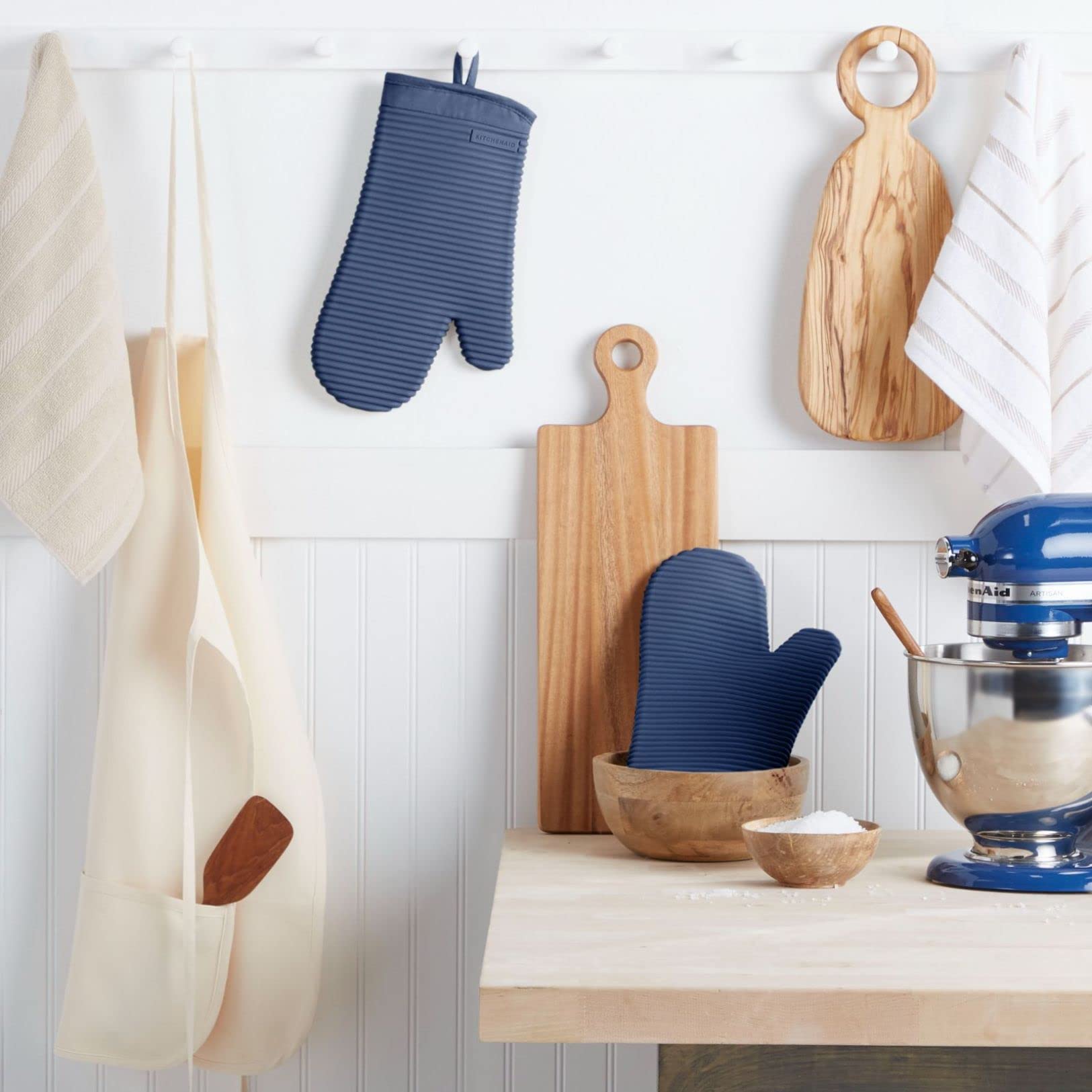 Ribbed Soft Silicone Oven Mitt - Oven Mitt Silicone avaliação e preço