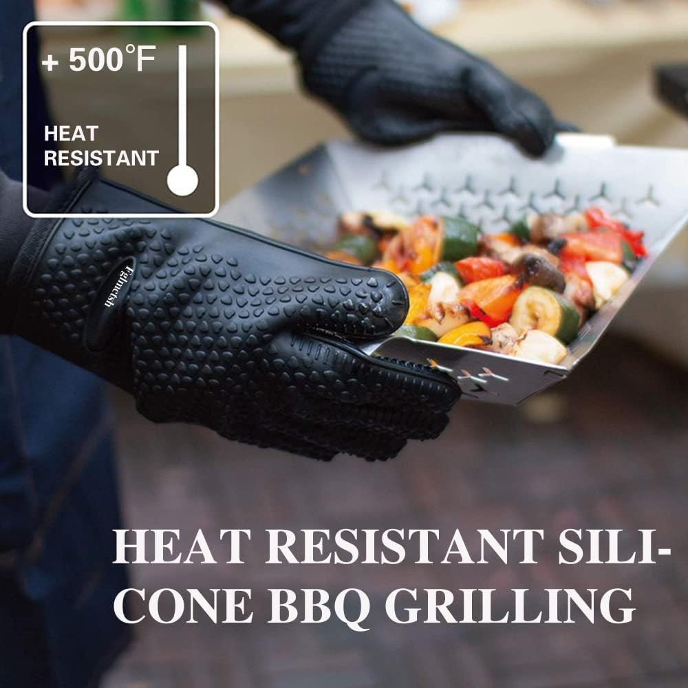 Silicone Oven Mitts, Heat Resi - Oven Mitt Silicone avaliação e preço