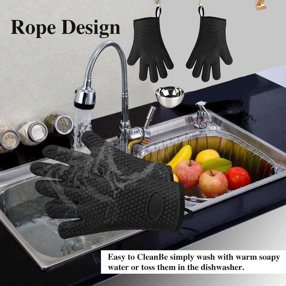 Silicone Oven Mitts, Heat Resi - Oven Mitt Silicone avaliação e preço