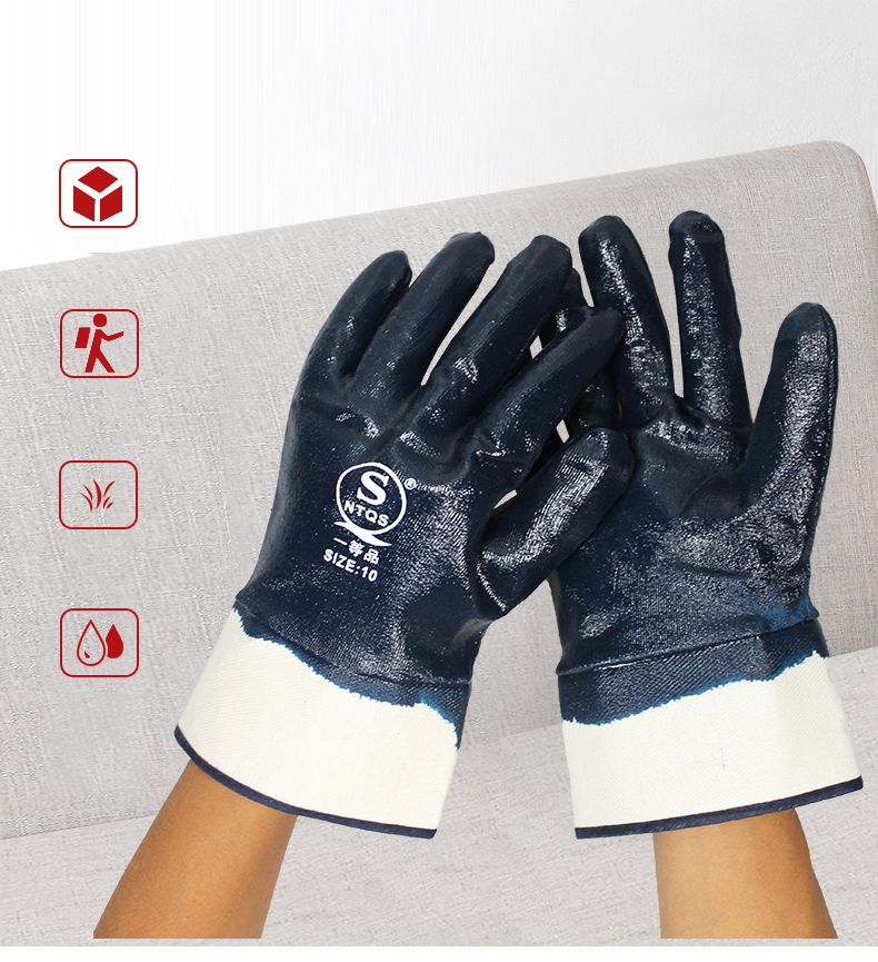 Nitrile Gloves Dark Thicken Ru - Nitrile Mechanic Glove avaliação e preço