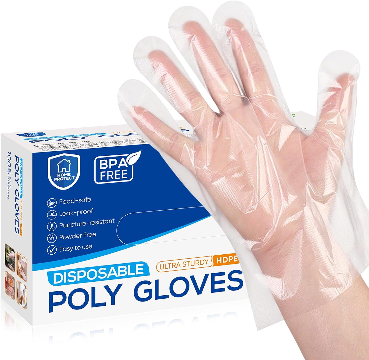 500 Pcs Disposable Food Prep G - Latex Disposable Glove avaliação e preço