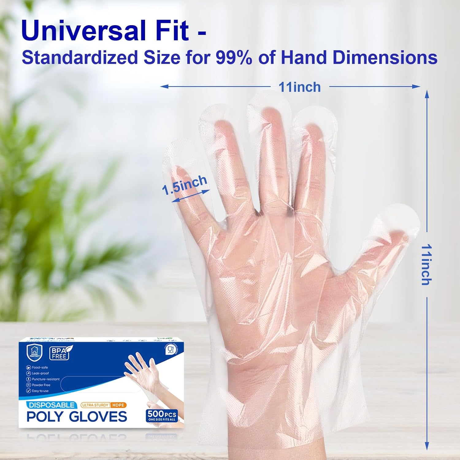 500 Pcs Disposable Food Prep G - Latex Disposable Glove avaliação e preço