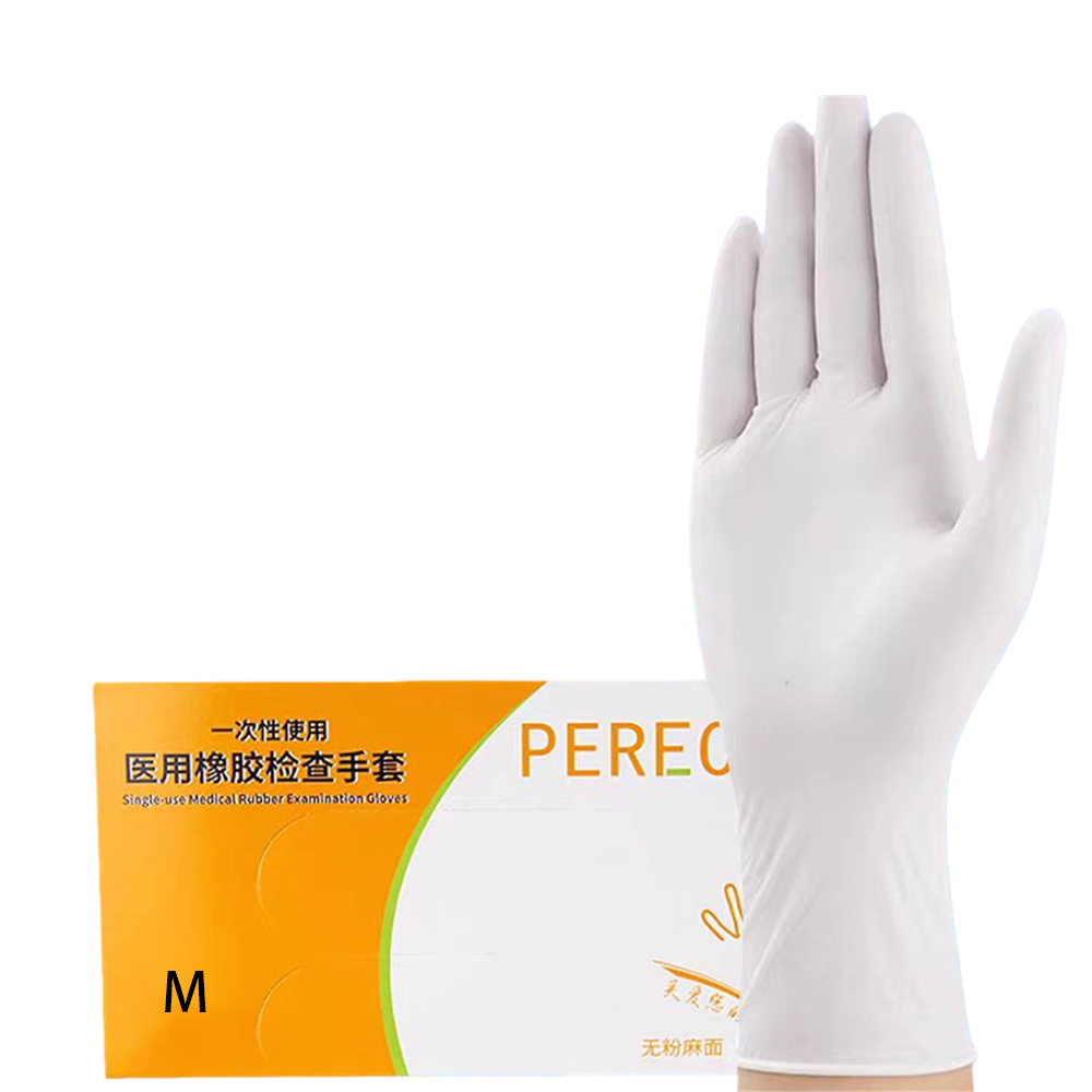 Disposable medical rubber exam - Latex Disposable Glove avaliação e preço