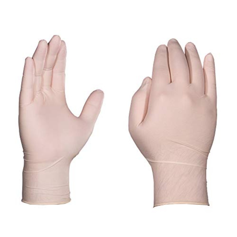 AMMEX White Latex Disposable E - Latex Disposable Glove avaliação e preço
