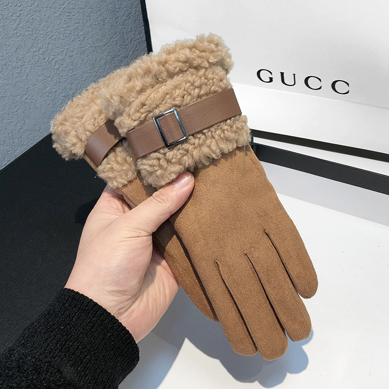 Women's Winter Gloves Thickene - Wool Glove Lined avaliação e preço