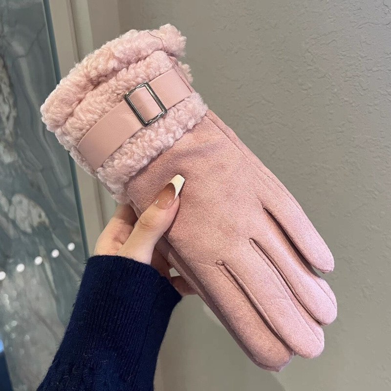 Women's Winter Gloves Thickene - Wool Glove Lined avaliação e preço