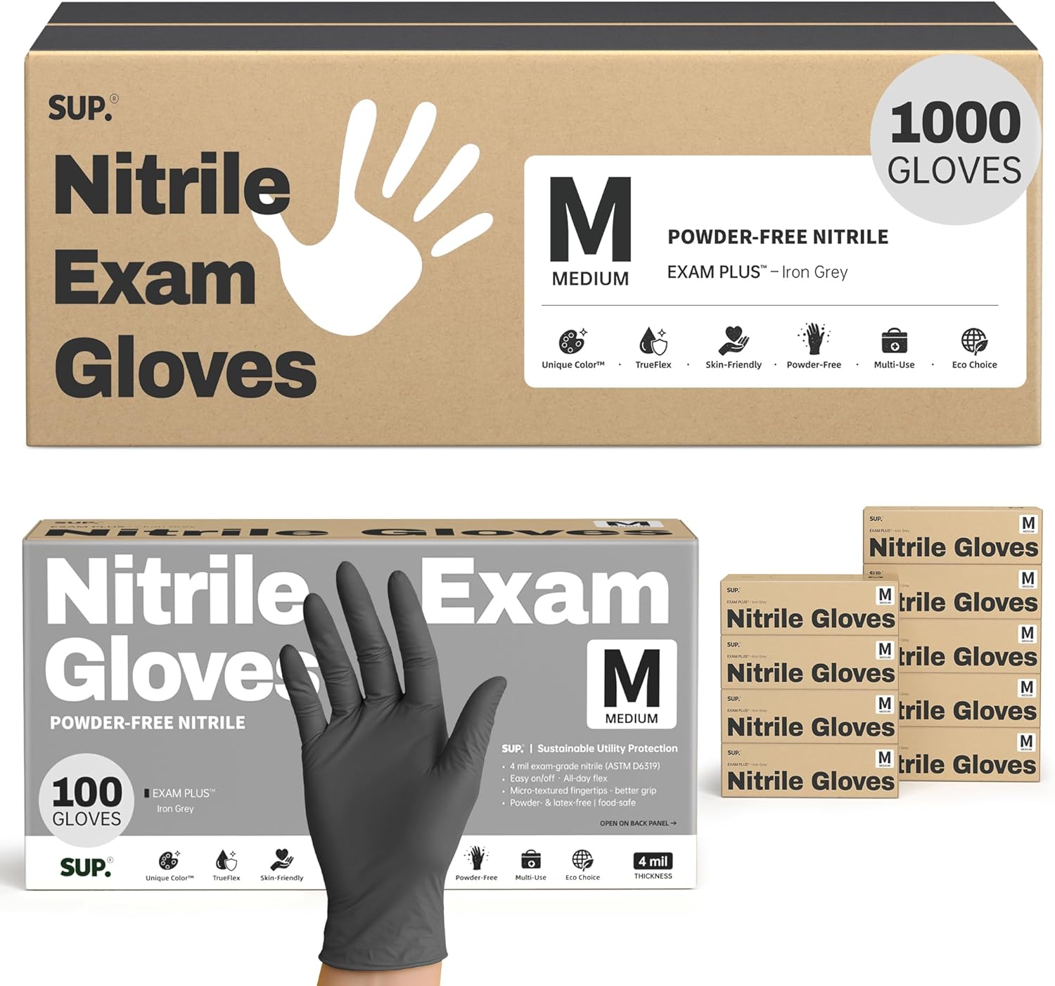 Nitrile Exam Gloves 1000 Ct Po - Exam Glove Nitrile avaliação e preço