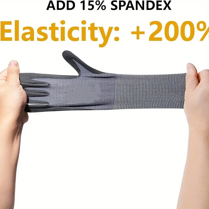 Micro-Foam Safety Work Gloves  - Nitrile Mechanic Glove avaliação e preço
