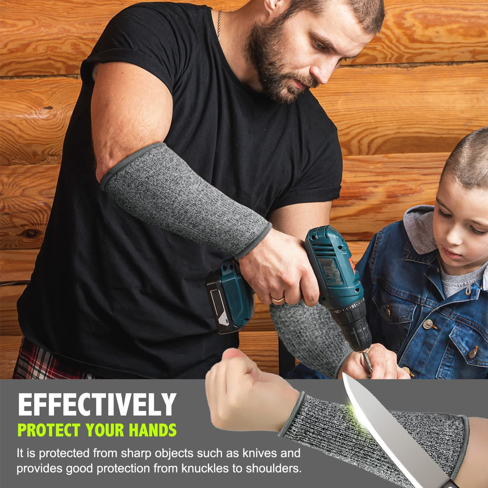 1 pair of glove arms, cuff cut - Cut Resistant Glove avaliação e preço