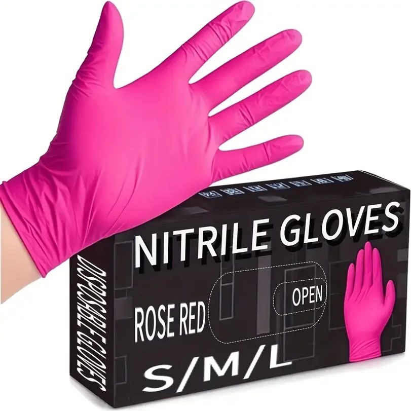 Fuchsia Nitrile Disposable Glo - Latex Disposable Glove avaliação e preço