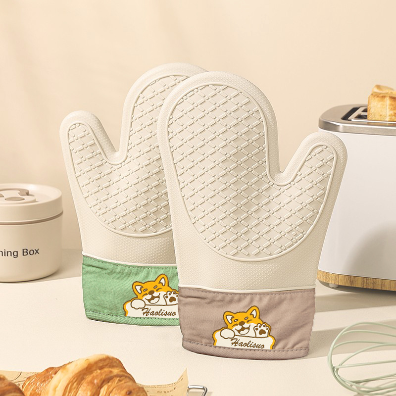 Heavy Duty Silicone Heat Resis - Oven Mitt Silicone avaliação e preço