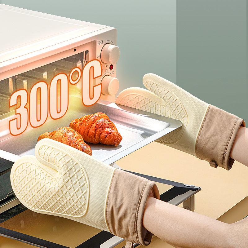 Heavy Duty Silicone Heat Resis - Oven Mitt Silicone avaliação e preço
