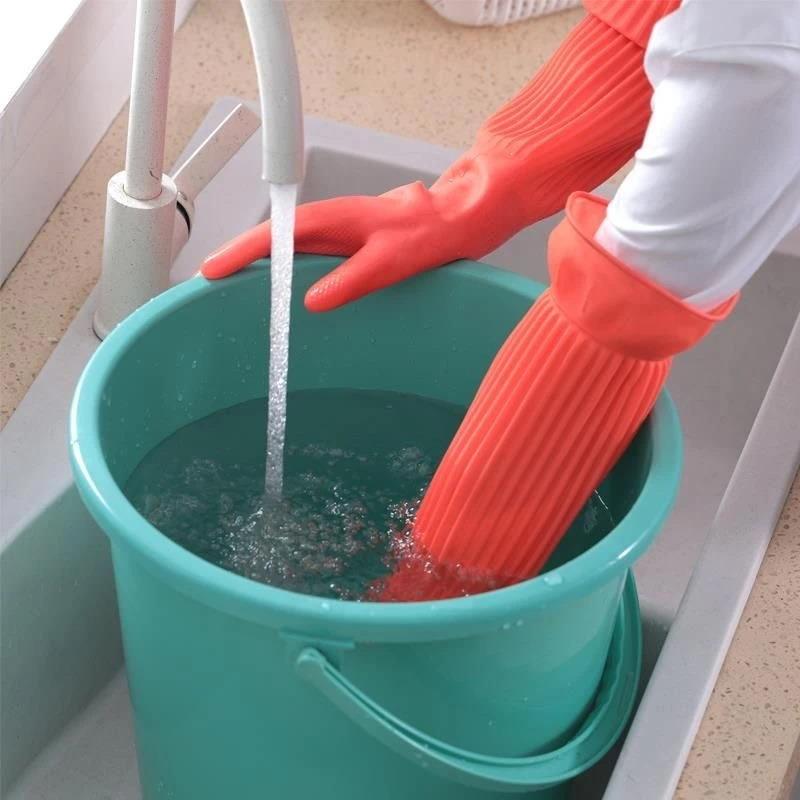 Long Reusable Rubber Dishwashi - Dish Glove Rubber avaliação e preço