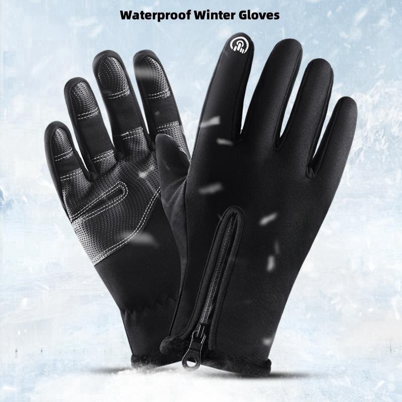 Winter Warm Gloves Men Women T - Leather Driving Glove avaliação e preço