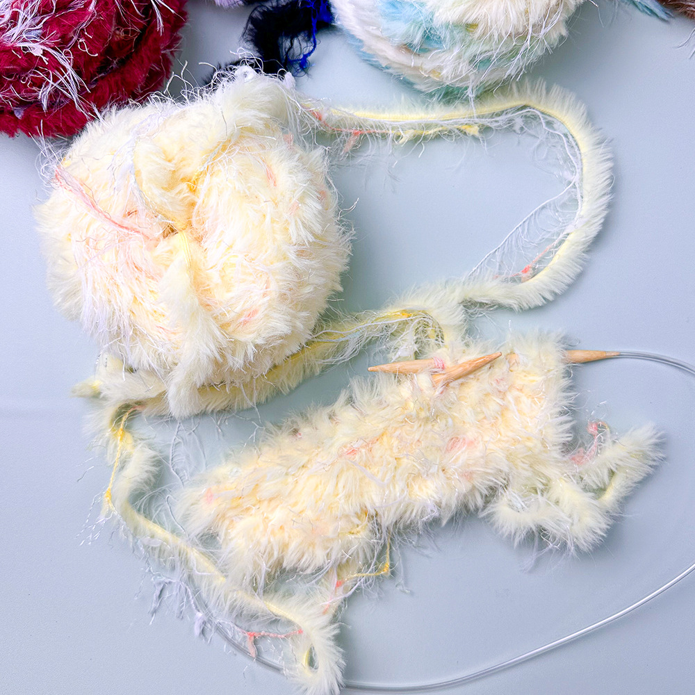 100g Hand Mixed Line Fur Line  - Wool Glove Lined avaliação e preço