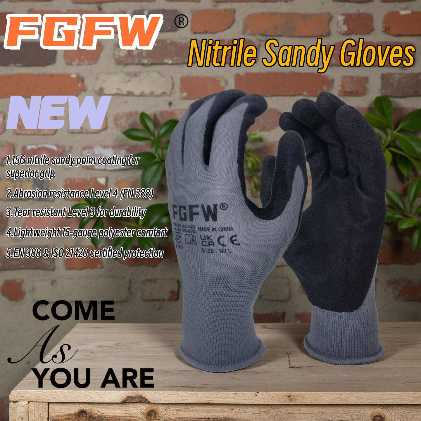 FGFW 10 Pairs Gray Nitrile San - Nitrile Mechanic Glove avaliação e preço
