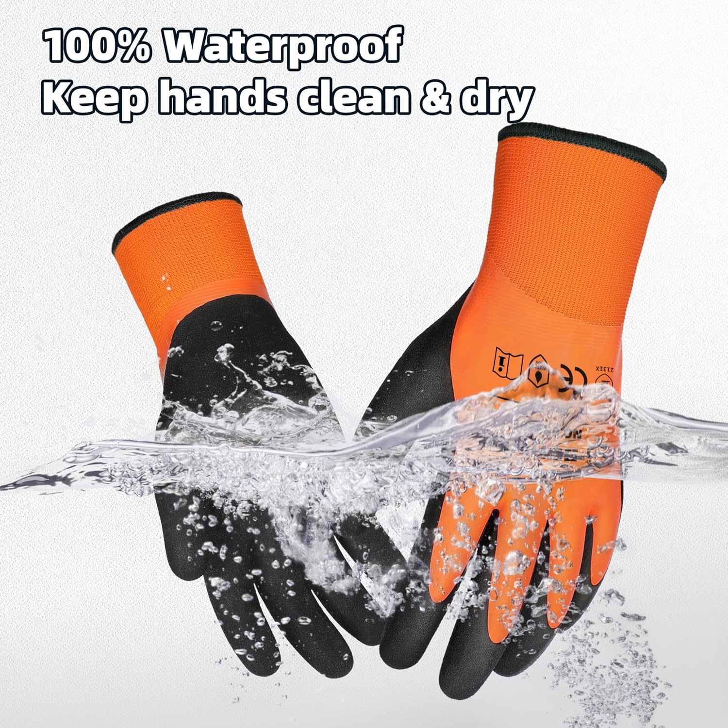 2 Pairs Waterproof Work Gloves - Gardening Glove Waterproof avaliação e preço