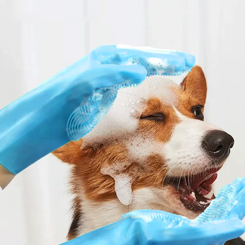 Pet Bathing & Massage Silicone - Rubber Glove Cleaning avaliação e preço