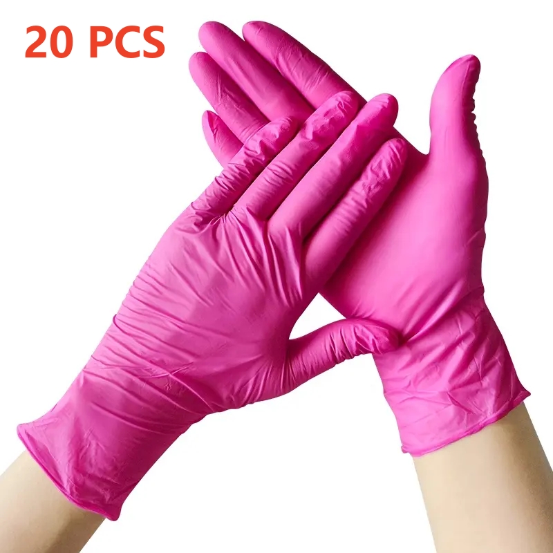 Fuchsia Nitrile Disposable Glo - Latex Disposable Glove avaliação e preço