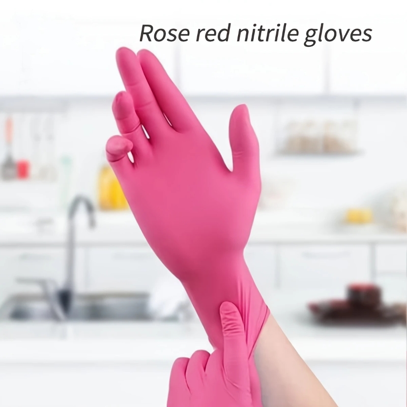Fuchsia Nitrile Disposable Glo - Latex Disposable Glove avaliação e preço