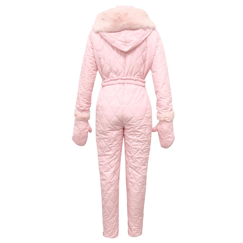 Couple's Solid Color Ski Suit, - Ski Glove Waterproof avaliação e preço