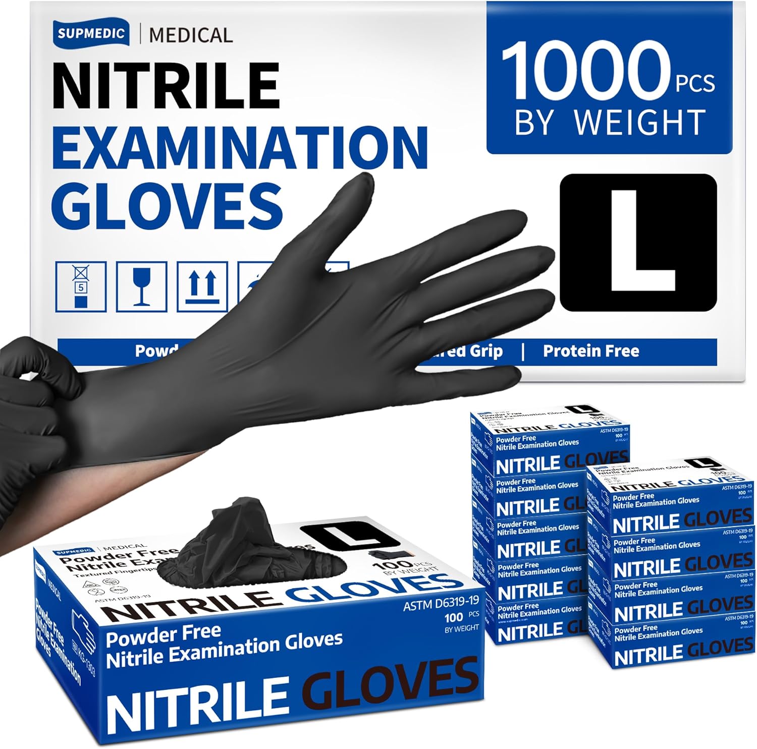 Nitrile Exam Gloves 1000Pcs La - Exam Glove Nitrile avaliação e preço