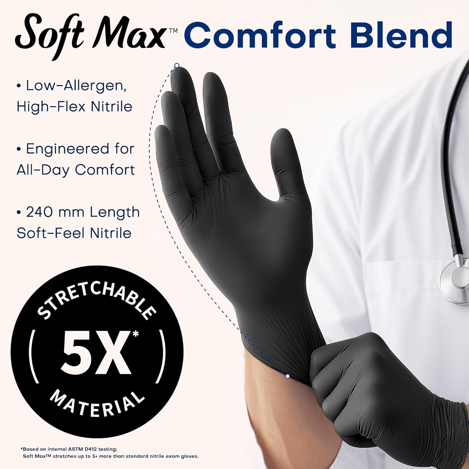 Nitrile Exam Gloves 1000Pcs La - Exam Glove Nitrile avaliação e preço