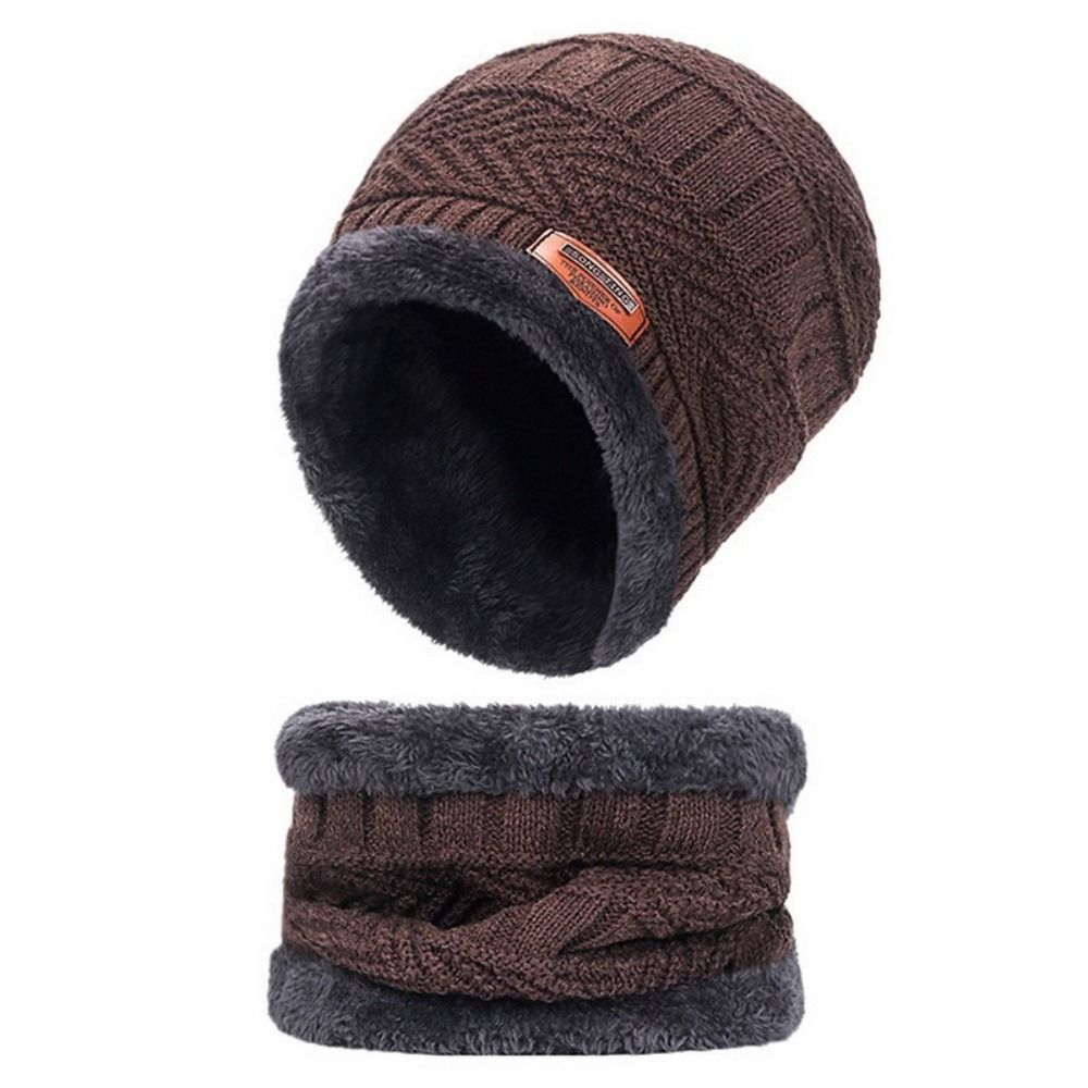 4pcs/set Soft Winter Beanie Ha - Wool Glove Lined avaliação e preço