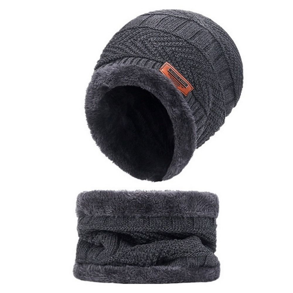 4pcs/set Soft Winter Beanie Ha - Wool Glove Lined avaliação e preço