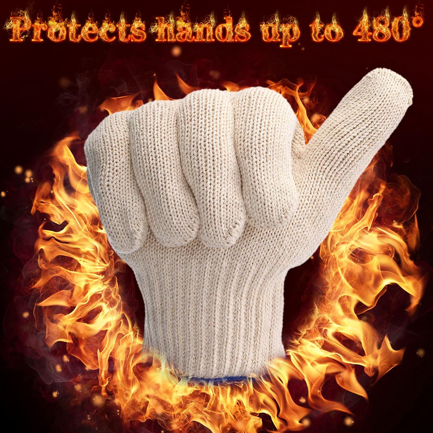 4 Pairs Heat Resistant Gloves, - Heat Resistant Glove avaliação e preço