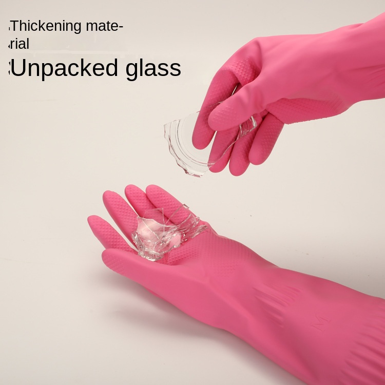 38cm Extra Thick Pink Rubber D - Dish Glove Rubber avaliação e preço