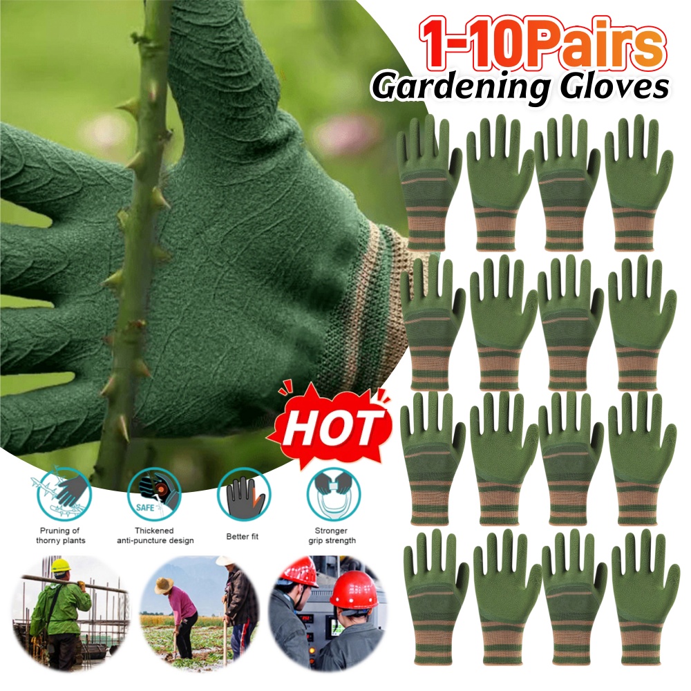 1-10Pairs Gardening Gloves Wat - Gardening Glove Waterproof avaliação e preço