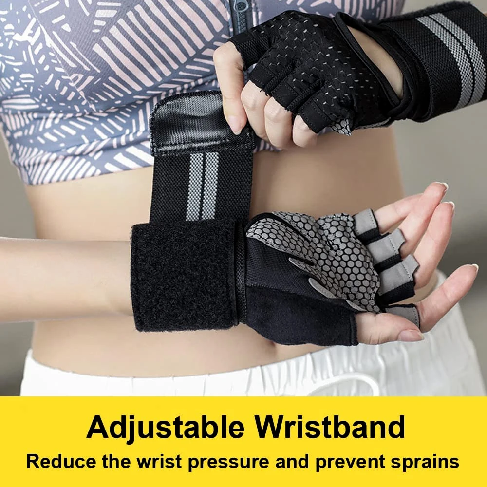 1Pair Half Finger Gym Fitness  - Workout Glove Gym avaliação e preço