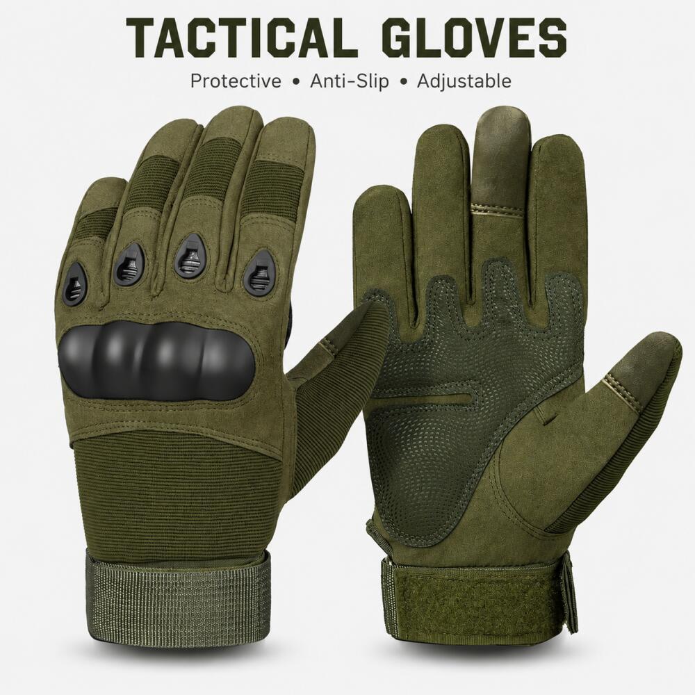 Full Finger Tactical Gloves wi - Motorcycle Glove Knuckle avaliação e preço