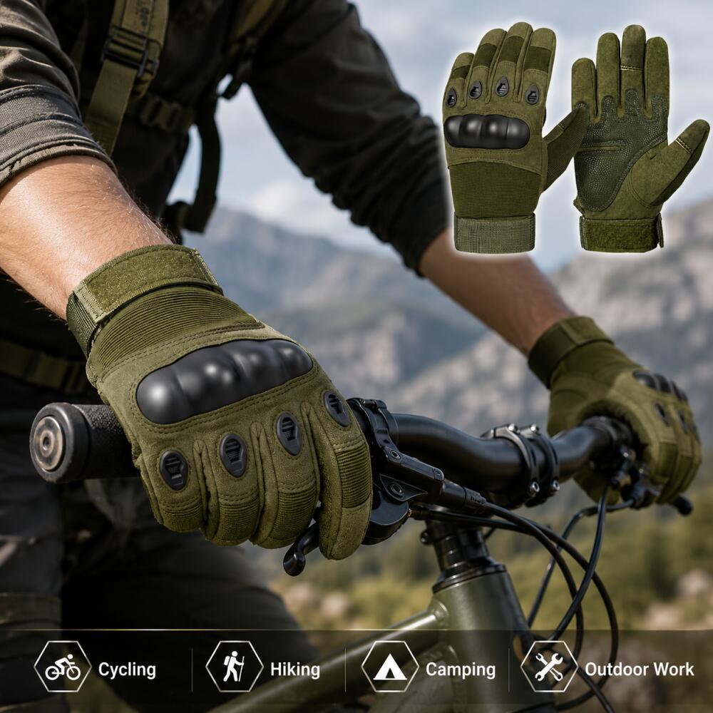 Full Finger Tactical Gloves wi - Motorcycle Glove Knuckle avaliação e preço