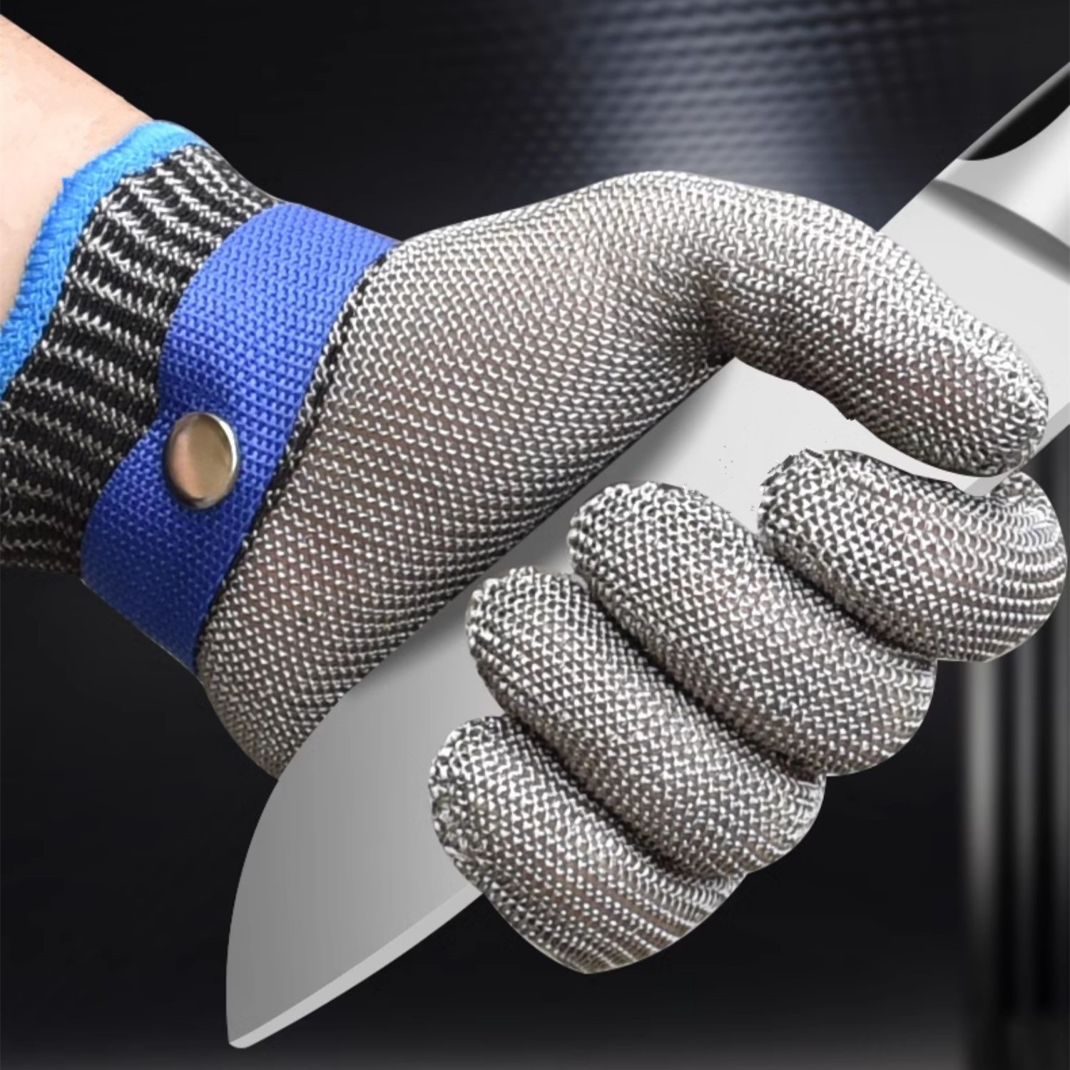 Anti-cut Mesh Metal Glove Safe - Cut Resistant Glove avaliação e preço