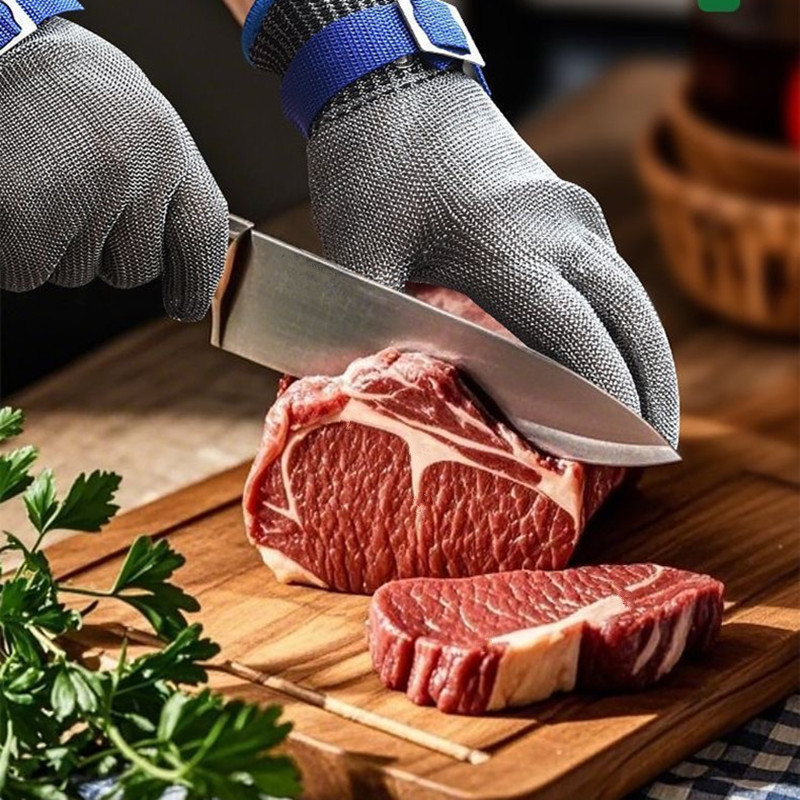 Anti-cut Mesh Metal Glove Safe - Cut Resistant Glove avaliação e preço
