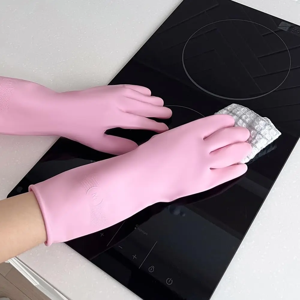 3 Pairs Cream-Coating Rubber G - Rubber Glove Cleaning avaliação e preço