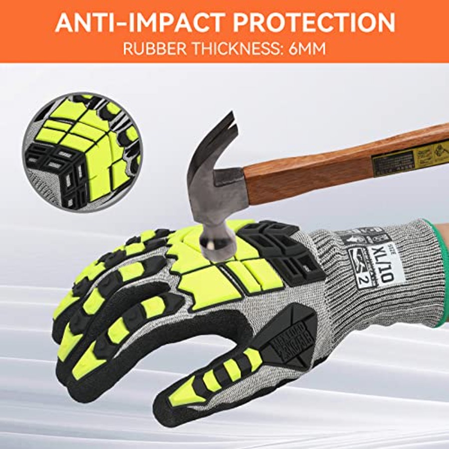 Safety Work Gloves, Impact Glo - Work Glove Impact avaliação e preço
