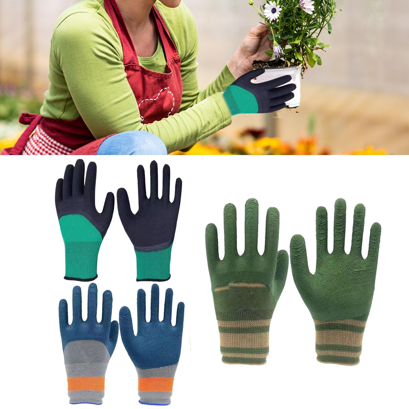 1 pair Womens Gardening Gloves - Gardening Glove Waterproof avaliação e preço