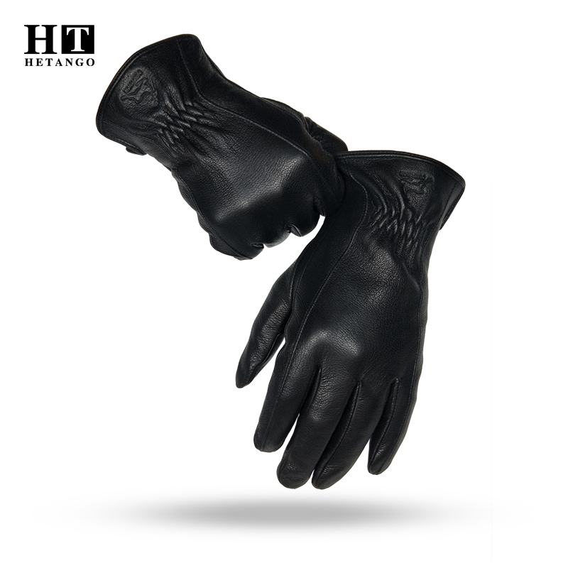  Winter Men's Black Buckskin  - Wool Glove Lined avaliação e preço