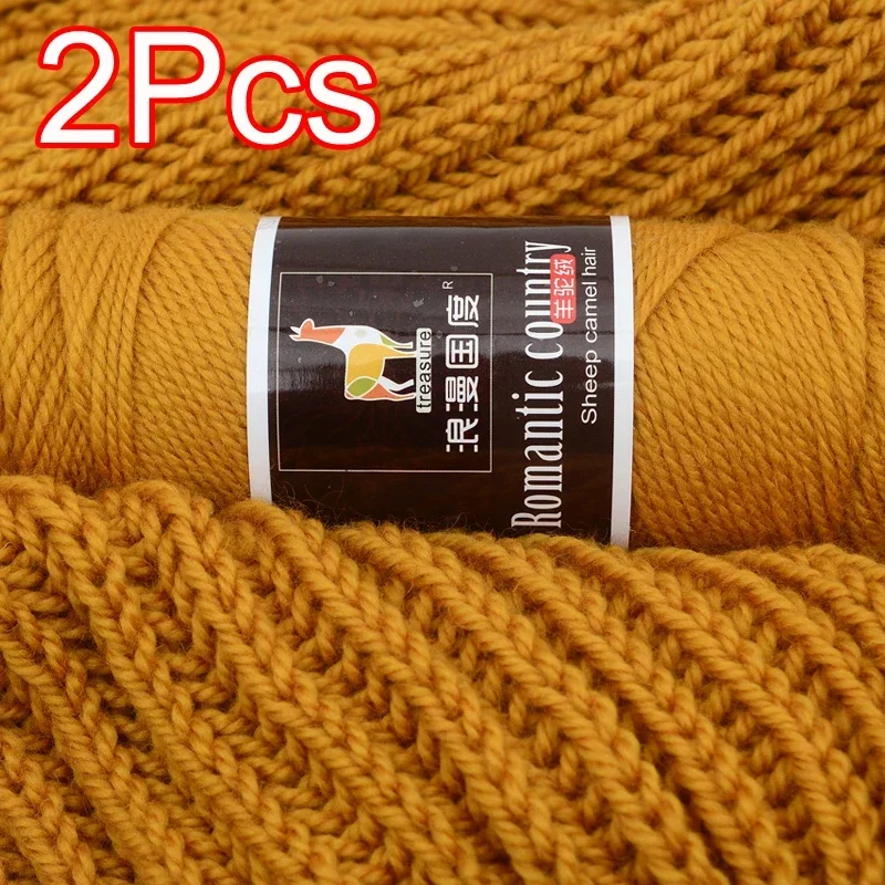 2Pcs total 200g Hand knitting  - Wool Glove Lined avaliação e preço