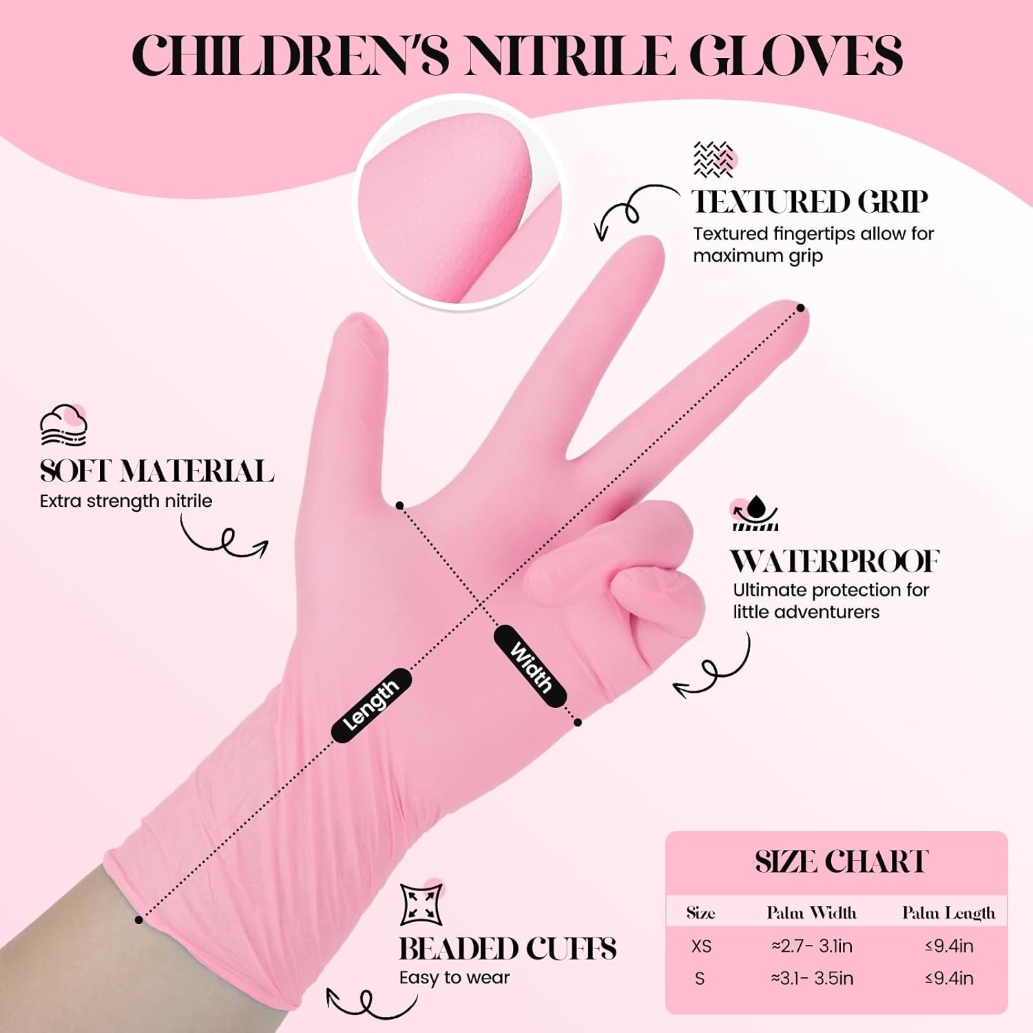 Kids Disposable Gloves for 3-8 - Latex Disposable Glove avaliação e preço